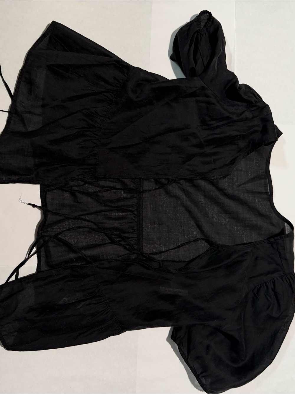 American Eagle Outfitters Black Sheer Swim Cover-Up